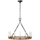 Darlana 12 - Light Wagon Wheel Chandelier