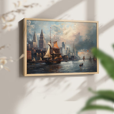 Nautical Series-CCVI -Framed Print - Restickable