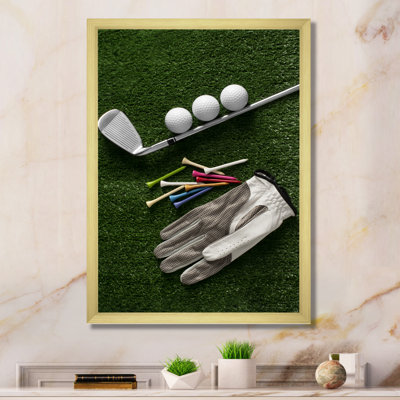 «Golf Set Swing Excellence III», reproduction sur toile