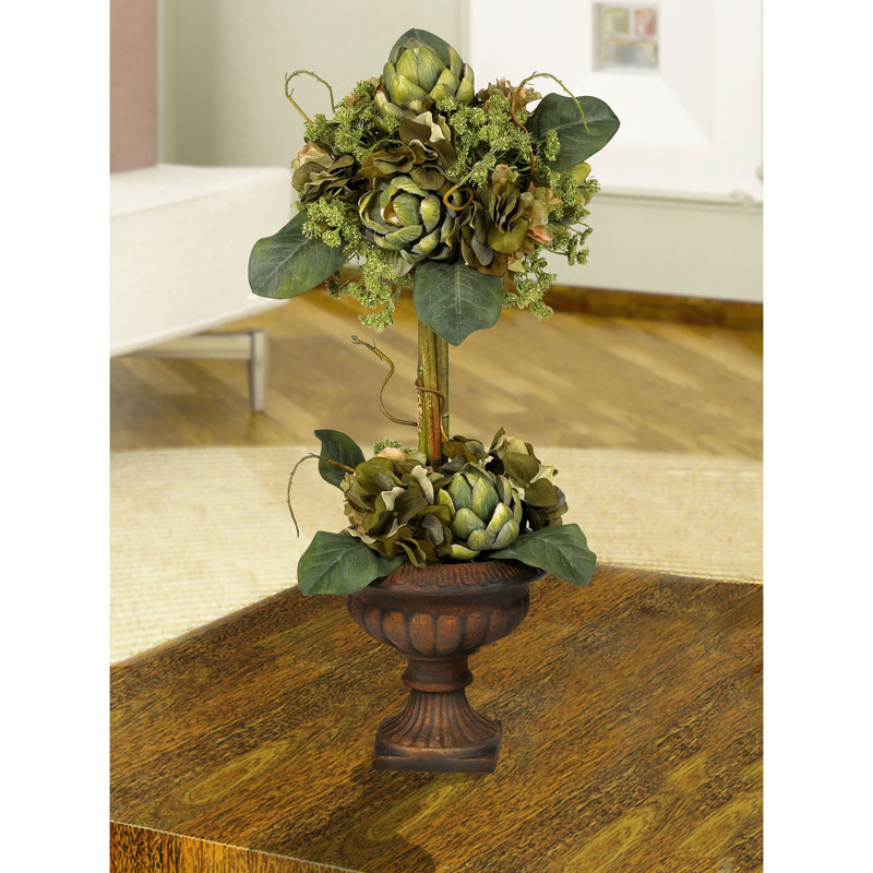 Topiaire en fleurs 16 "artichaut en urne