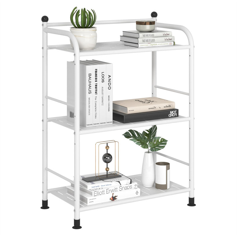 Cesare 21.81'' Metal Standard Baker's Rack, White