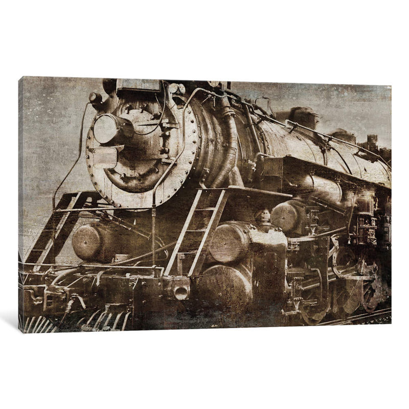 Locomotive by Dylan Matthews - Print on Canvas, 20.32 cm H x 30.48 cm W, Wrapped Canvas