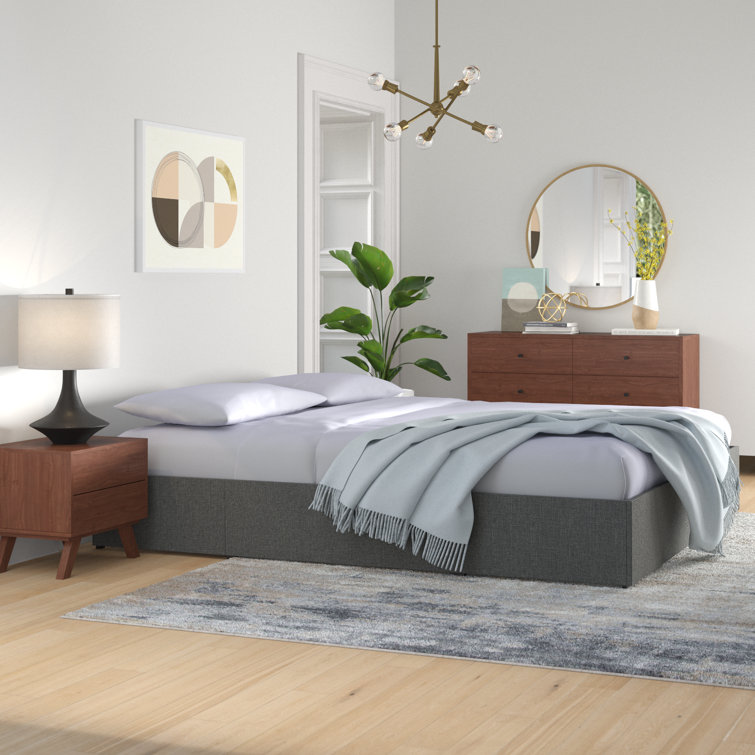 Bret Upholstered Storage Bed with 3 Drawers