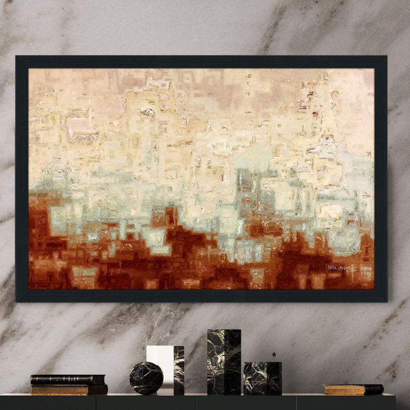 «Delivered by the Word», reproduction sur toile encadrée, H 33,5 po x l 49,5 po x P 1 po, Cadre espresso