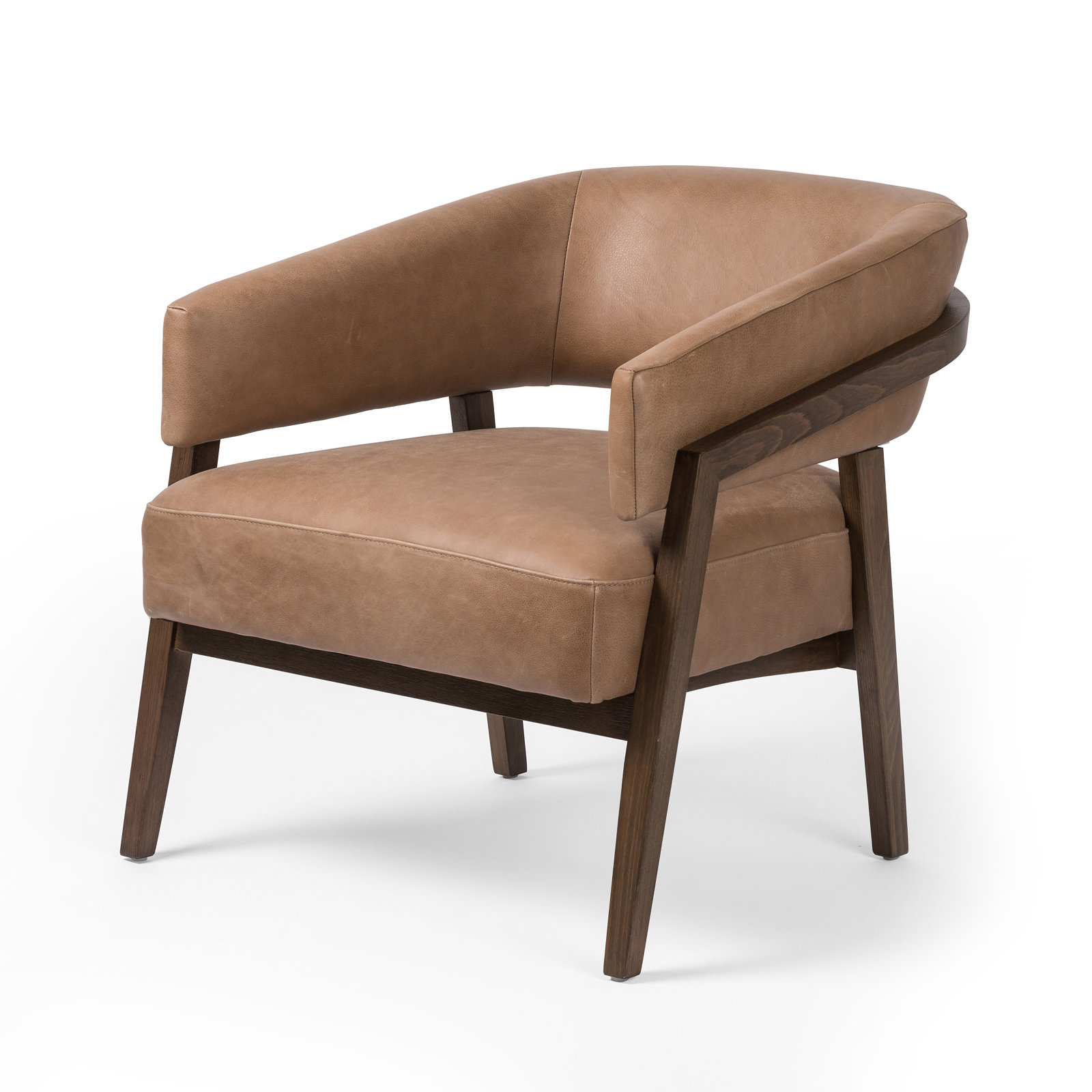 Maudette Upholstered Barrel Chair, Palermo Drift