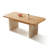 Solid wood oak rectangular dining table-763922854
