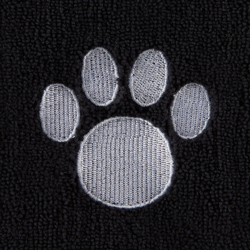 Tapis pour animaux Bangor Rose Paw, Noir