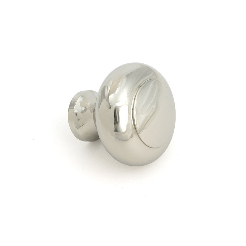Regency Cabinet Knob, Polished Nickel, 1.57" Knob Diameter