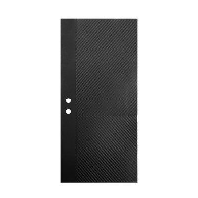 36 x 80 Antique Black Finished Fiberglass Entry Door Slab Left Hand Inswing Door Slab