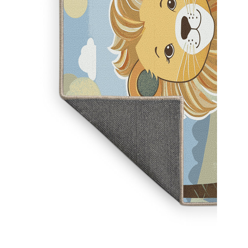 Tapis pour enfants East Urban Home, Rectangle de 5 pi x 8 pi