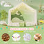 Lit peu encombrant, lit sur pied avec auvent, cadre de lit en forme de maison pour la maison-1441641956-1441641957