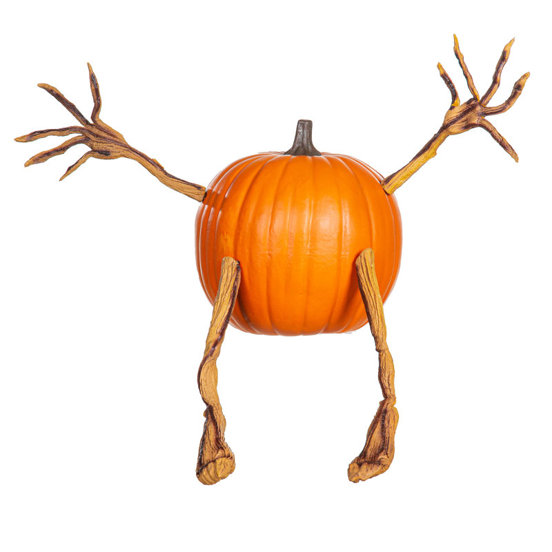 Posable Pumpkin Vine Arms and Legs Set, Includes 4 Pieces