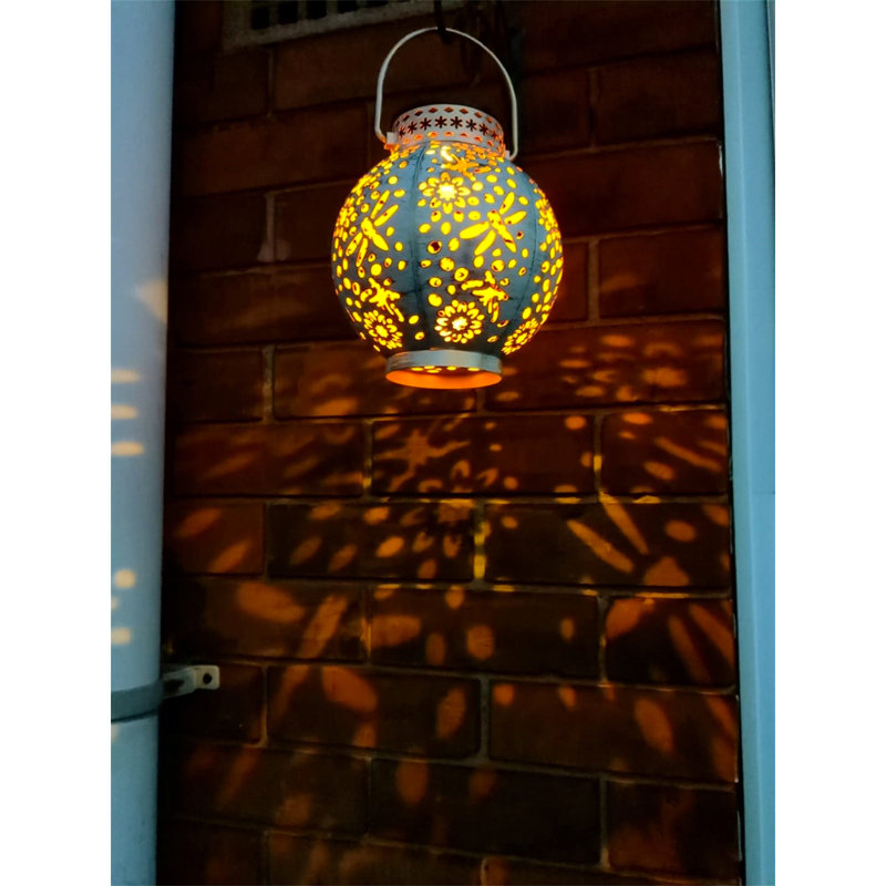Claudius 15cm Solar Powered Integrated LED Outdoor Lantern