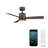 52"  Axis 3 - Blade Outdoor/Indoor Smart Ceiling Fan with Remote Control and LED Light Kit Included, Works With Alexa and iOS / Android App-50617991-50617995-118433078