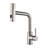 11.7"H Stainless 360° Swivel Bathroom Faucet With 3-Function Pull-Out Sprayer-111036911