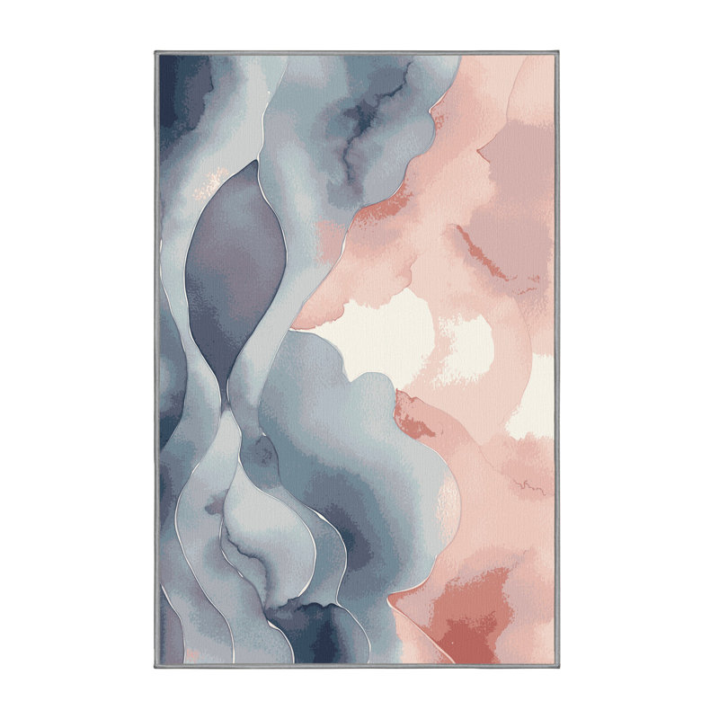 Aqua Horizon Rug, Rectangle 4' x 6'