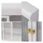 Armoire murale en verre arquée 36 "avec tablette flottante-307160579