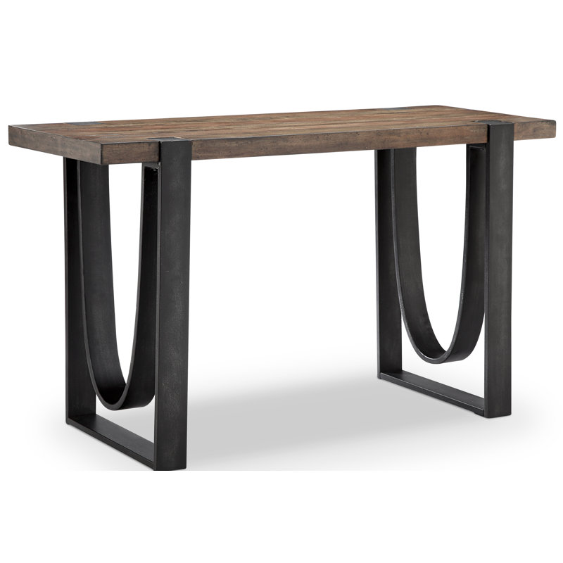 Alayah 50'' Solid Wood Top Console Table