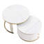 Table basse gigognes 2 tiroirs Elegant Touch