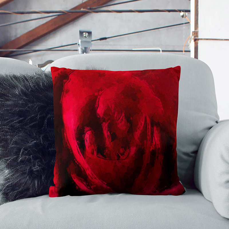 Square Cushion, Stone, 55cm H x 55cm W x 20cm D