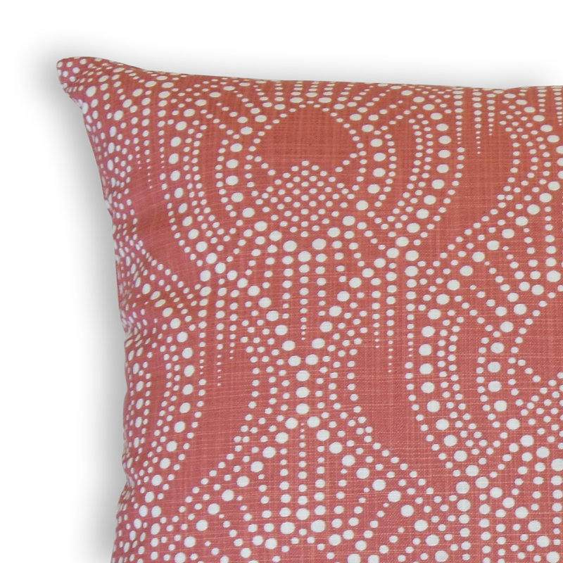 Maroney Square Pillow Cover & Insert, Height(22") x Width(22"), Scarlett