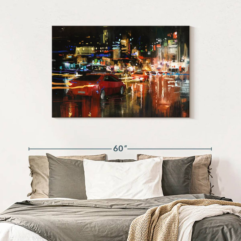 Mehar LA Night Rush, 30" H x 45" W