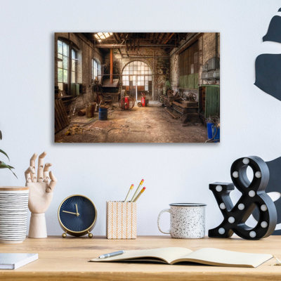 «Espace de travail» par Roman Robroek, art mural en verre acrylique