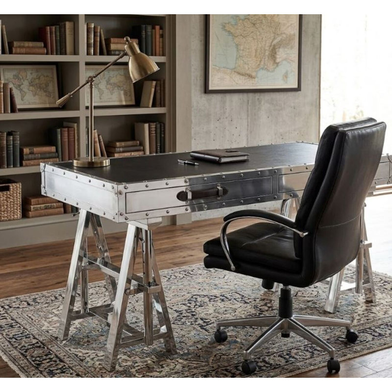Enilmoob Adjustable Metal Base Writing Desk