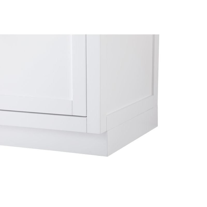 Meuble-lavabo double 54 po Ahner, Blanc