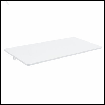 Table pliante murale pour petits espaces, bureau rabattable avec supports en acier durable et bois écologique, poste de travail polyvalent
