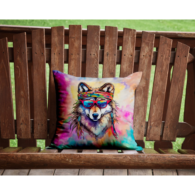 Coussin Hippie, H 14 po x l 14 po