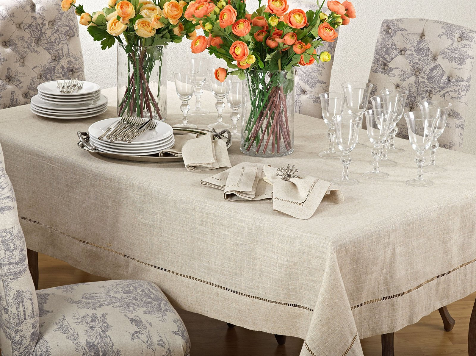 Cowen Tablecloth, 120" x 65"