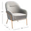 Fauteuil en velours de 26,25 po Margo-1727802428