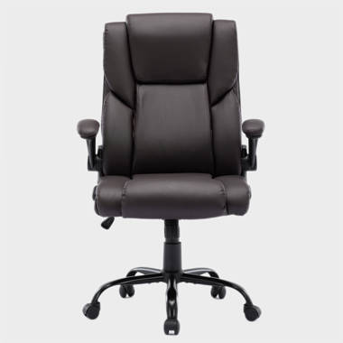 Ergonomic Executive Chair Latitude Run Upholstery Color: Black