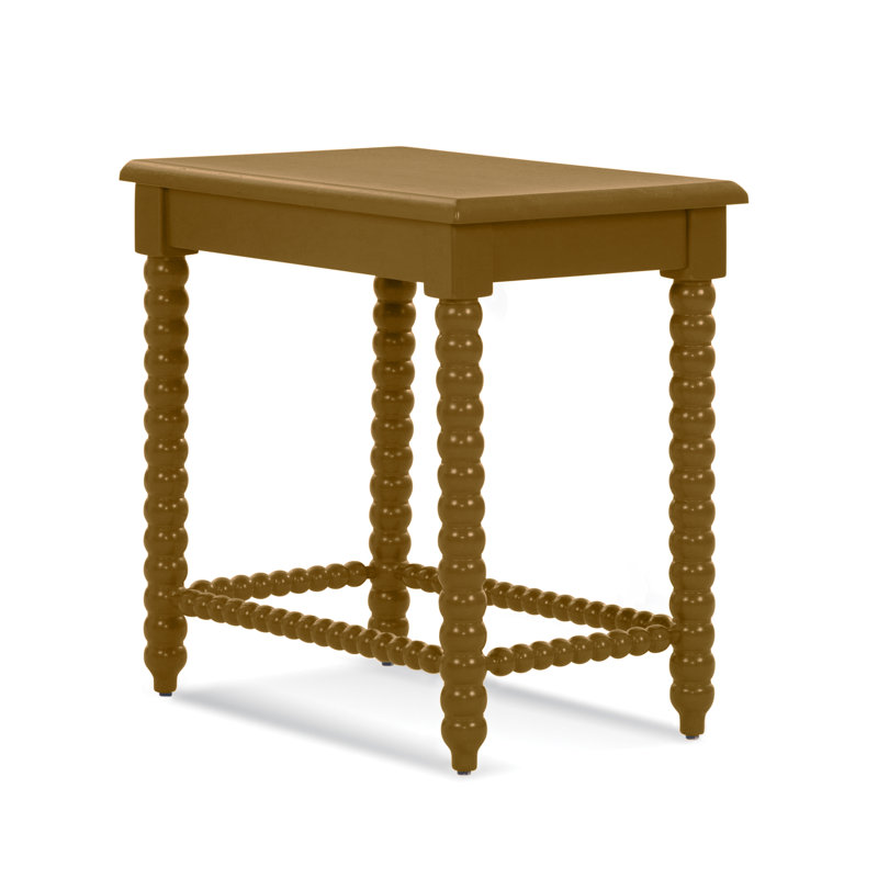 Lind Island Solid Wood End Table, Havana