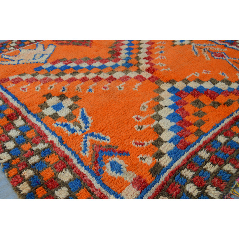One-of-a-Kind Square 5'4" Hand Knotted Area Rug