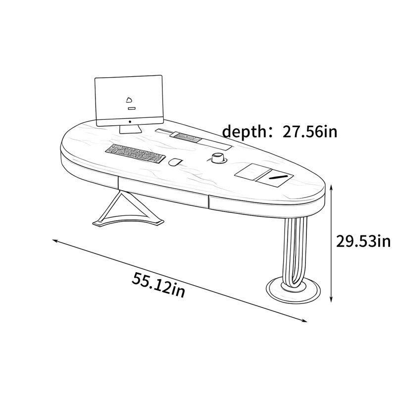 Fulmer, 29.53" H x 55.12" W x 27.56" D