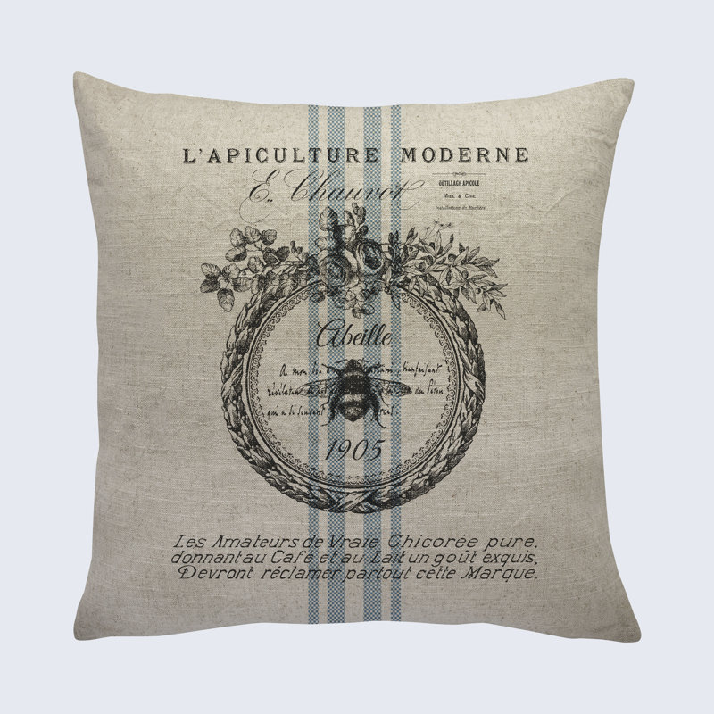 Arquan Animal Print Linen Reversible Throw Pillow