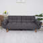 Canapé futon 75,4 "convertible en lin moderne, canapé-lit confortable-2090922880