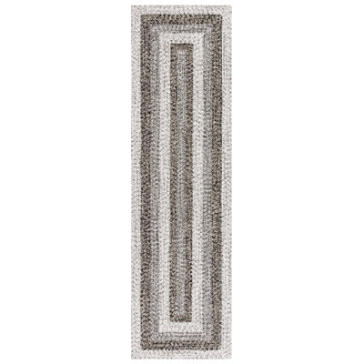 Burgan Woven Performance Machine Washable Performance Chevron Indoor/Outdoor Area Rug