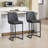 Upholstered Counter Stool With Metal Frame-686114603-686114602-685936844