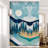 Abstract Mountains Peel & Stick Abstract Border-93867632