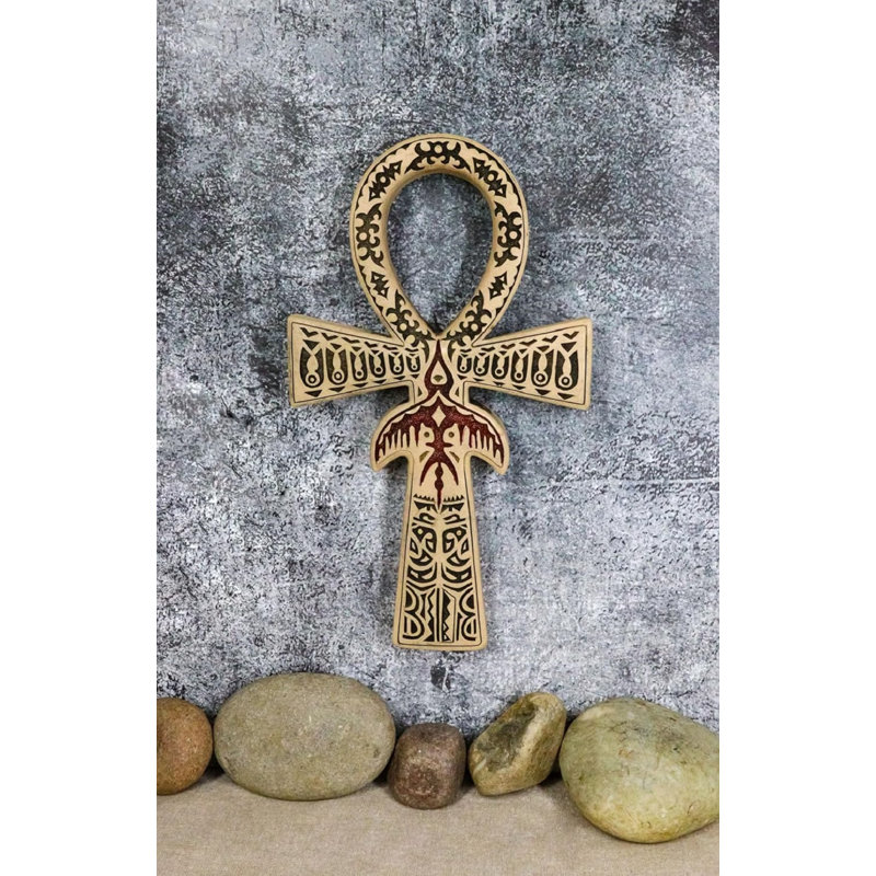 Décoration murale égyptienne antique «Crux Ansata Ankh Key Horus»