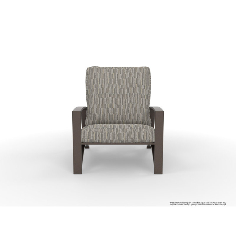 Arc Outdoor Lounge Chair, Surpass Stone, Copper Creek