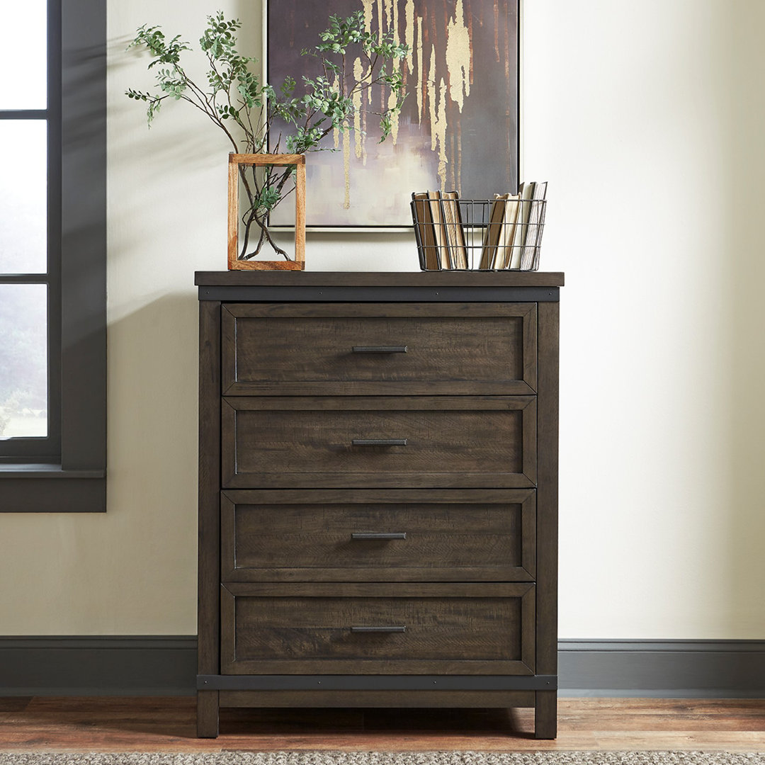 Lexee 38'' W 4 - Drawer Dresser Union Rustic