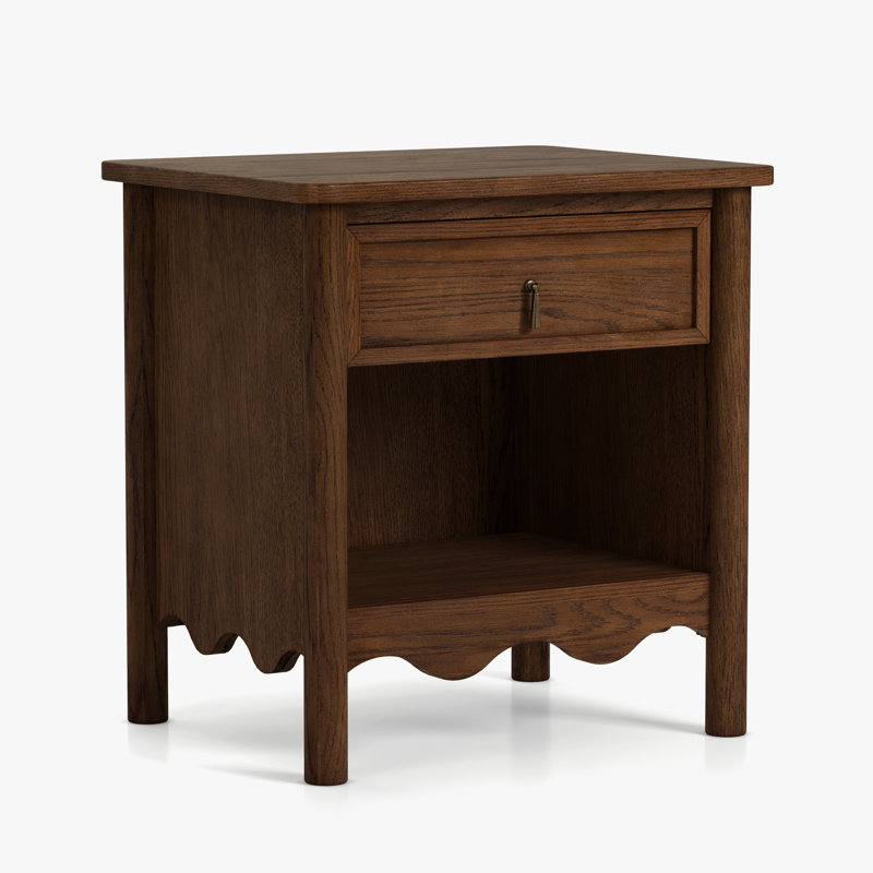 Table de chevet Onda, Brown