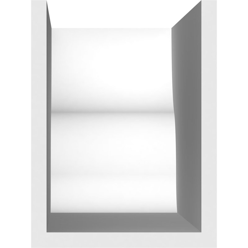 Standard Greensboro Architectural Grade PVC Rafter Tail, 8"H x 6"W x 24"D