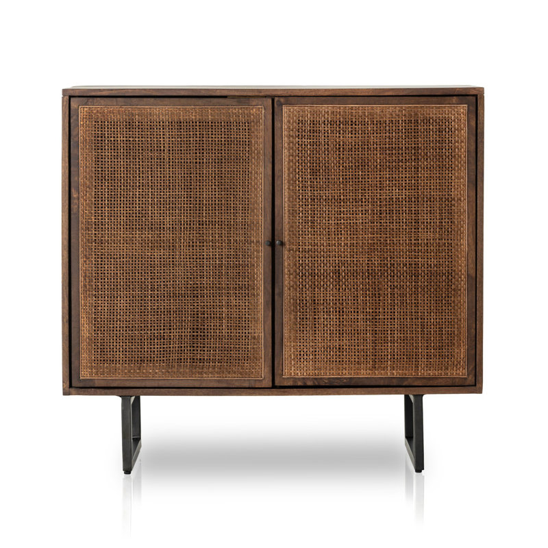 Carmel Solid Wood Accent Cabinet, Brown