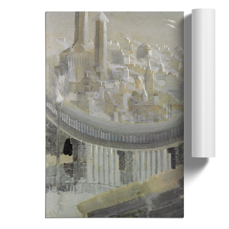 The City by Mikalojus Konstantinas - Frameless Print, 42cm H x 30cm W x 0.1cm D