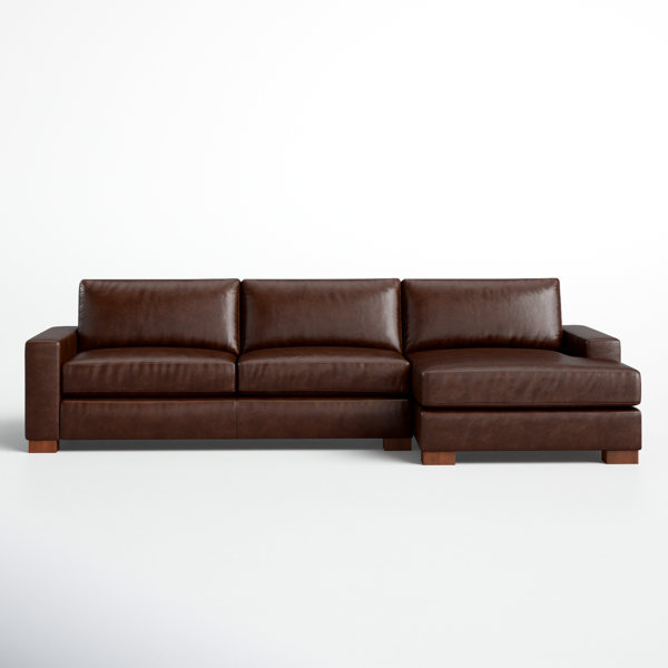 Jonie Genuine Leather 2-Piece Sectional